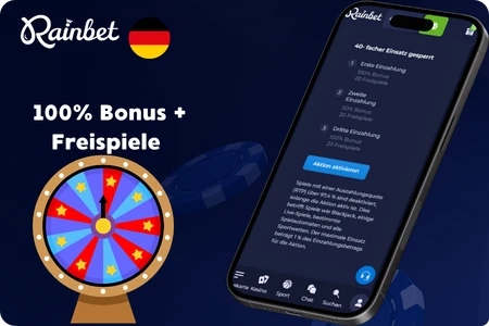 Rainbet welcome bonus